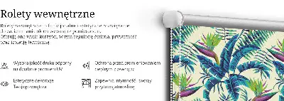 Verdunkelungsrollo Tropische Pflanzen