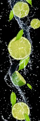 Verdunkelungsrollo Kalk fällt ins Wasser