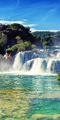 Verdunkelungsrollo Wasserfall