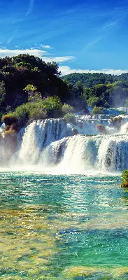 Verdunkelungsrollo Wasserfall