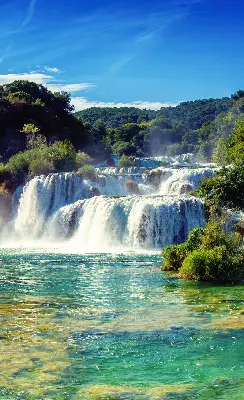 Verdunkelungsrollo Wasserfall