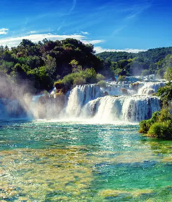 Verdunkelungsrollo Wasserfall