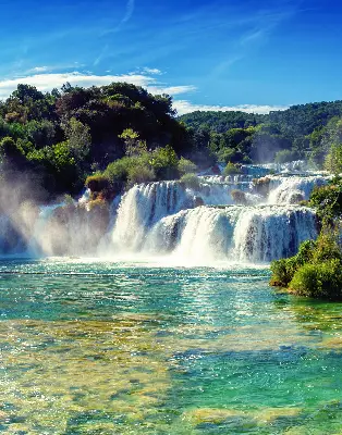 Verdunkelungsrollo Wasserfall