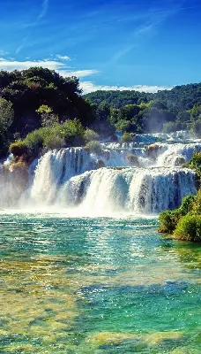 Verdunkelungsrollo Wasserfall