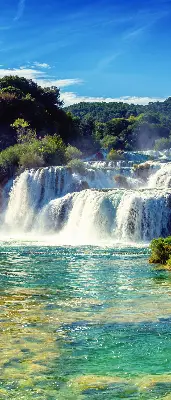 Verdunkelungsrollo Wasserfall