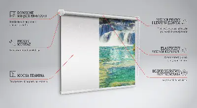 Verdunkelungsrollo Wasserfall