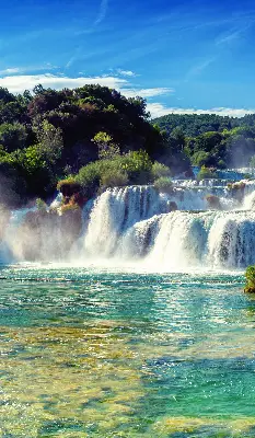 Verdunkelungsrollo Wasserfall