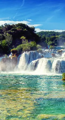 Verdunkelungsrollo Wasserfall