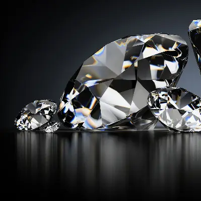 Fenster rollo Diamanten