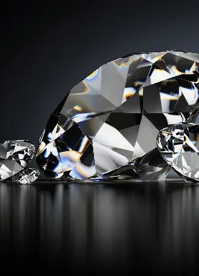 Fenster rollo Diamanten