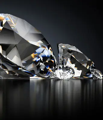 Fenster rollo Diamanten