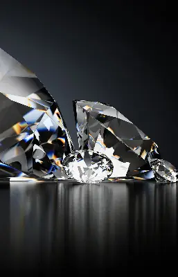 Fenster rollo Diamanten