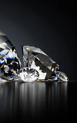 Fenster rollo Diamanten