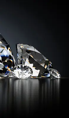 Fenster rollo Diamanten