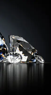 Fenster rollo Diamanten