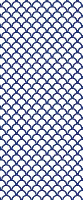 Fenster rollo Blaue Schuppen