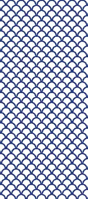 Fenster rollo Blaue Schuppen