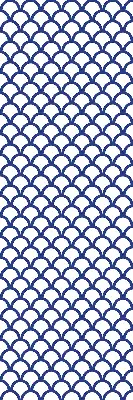 Fenster rollo Blaue Schuppen
