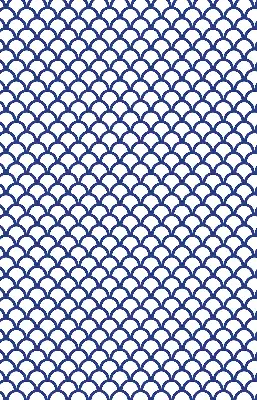 Fenster rollo Blaue Schuppen