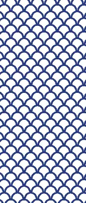 Fenster rollo Blaue Schuppen