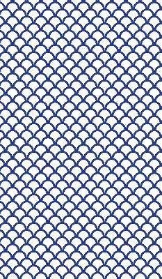 Fenster rollo Blaue Schuppen