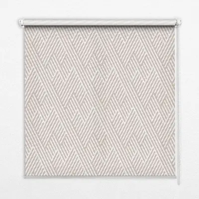 Verdunkelungsrollo Beige Streifen