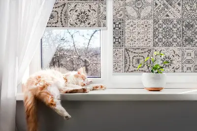 Fenster rollo Portugiesische Muster