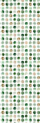 Verdunkelungsrollo Grüne Kreise