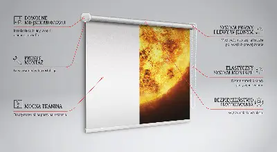 Verdunkelungsrollo Gelbes Netz