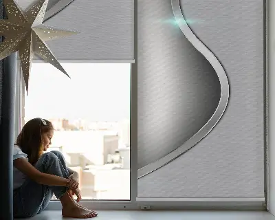 Fenster rollo Metall
