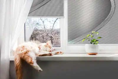 Fenster rollo Metall
