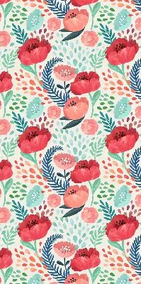 Rollo lichtundurchlässig Mohn