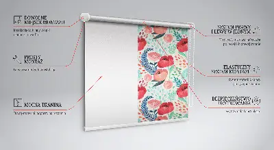 Rollo lichtundurchlässig Mohn
