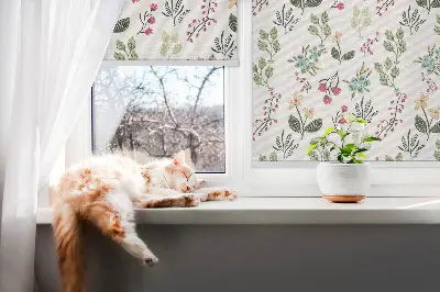 Fenster rollo Pflanzen