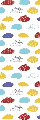 Verdunkelungsrollo Bunte Wolken