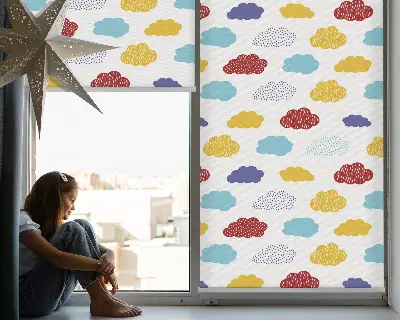 Verdunkelungsrollo Bunte Wolken