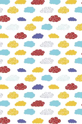 Verdunkelungsrollo Bunte Wolken