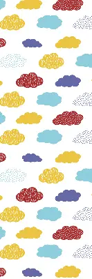 Verdunkelungsrollo Bunte Wolken