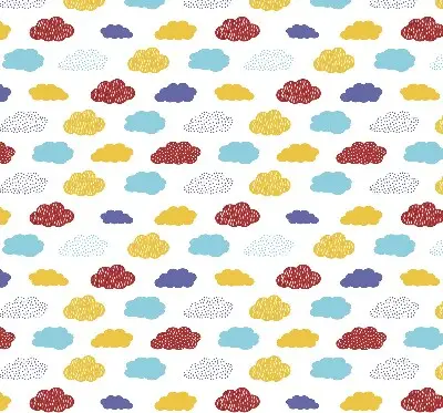 Verdunkelungsrollo Bunte Wolken