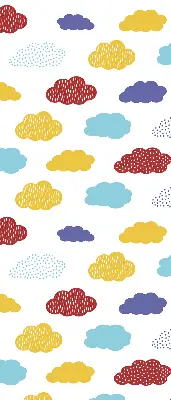 Verdunkelungsrollo Bunte Wolken