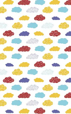 Verdunkelungsrollo Bunte Wolken