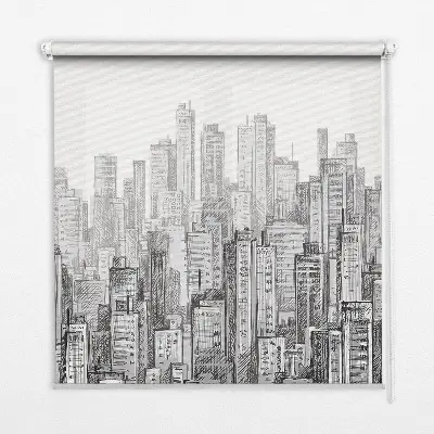 Fenster rollo Stadt