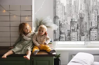 Fenster rollo Stadt