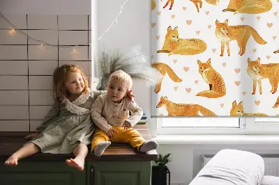 Verdunkelungsrollo Füchse