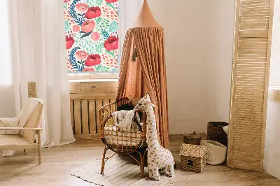Rollo lichtundurchlässig Mohn