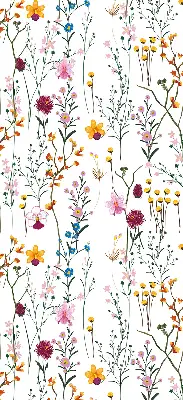 Fenster rollo Bunte Blumen