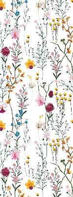 Fenster rollo Bunte Blumen