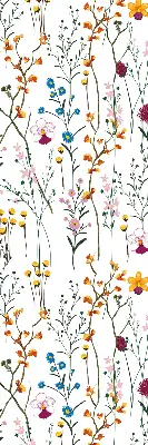 Fenster rollo Bunte Blumen