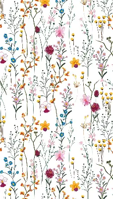 Fenster rollo Bunte Blumen
