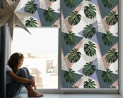 Fenster rollo Die Blätter der Pflanze